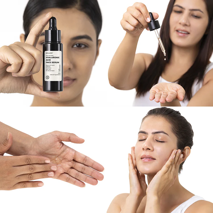 2% Hyaluronic Acid Face Serum & Rose Powder Face Wash (30g) Combo For youthful Skin - Image 4